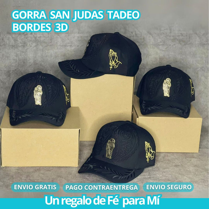 GORRA SAN JUDAS TADEO CON BORDADOS 3D