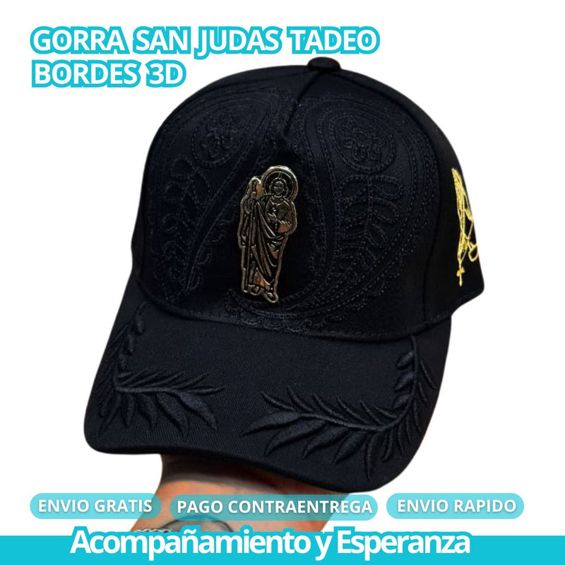 GORRA SAN JUDAS TADEO CON BORDADOS 3D